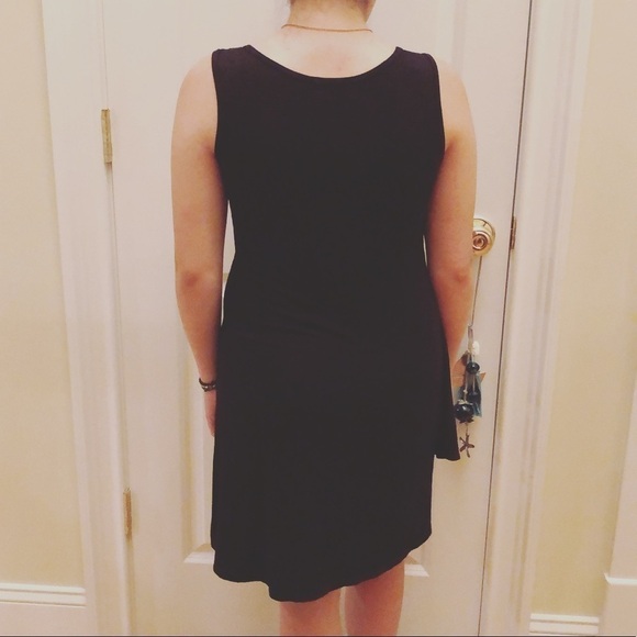 LAmade Faux Wrap Dress Black Small - Picture 4 of 8